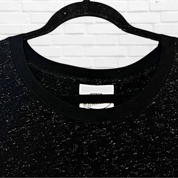 J. America Vintage Baseball Sequin Angel Wings Sweatshirt Pullover Top RARE Uni - Picture 7 of 9